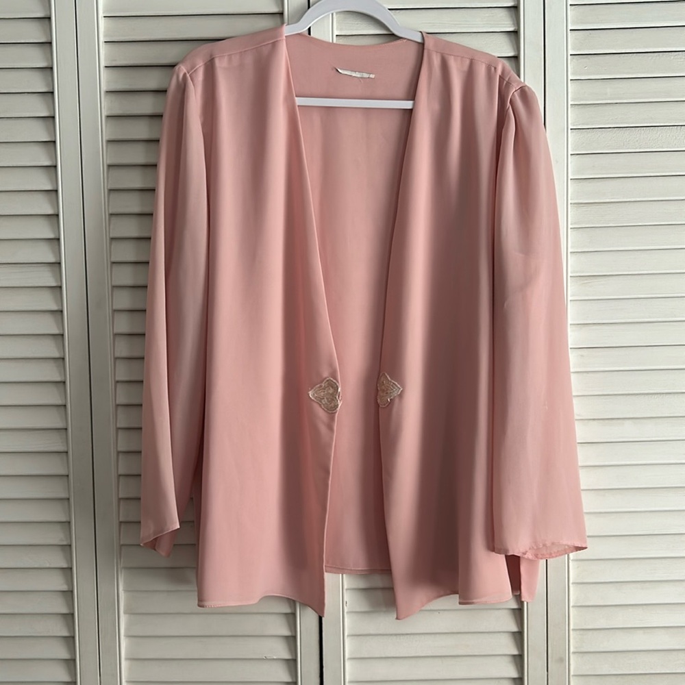 Rose color long sleeve top
